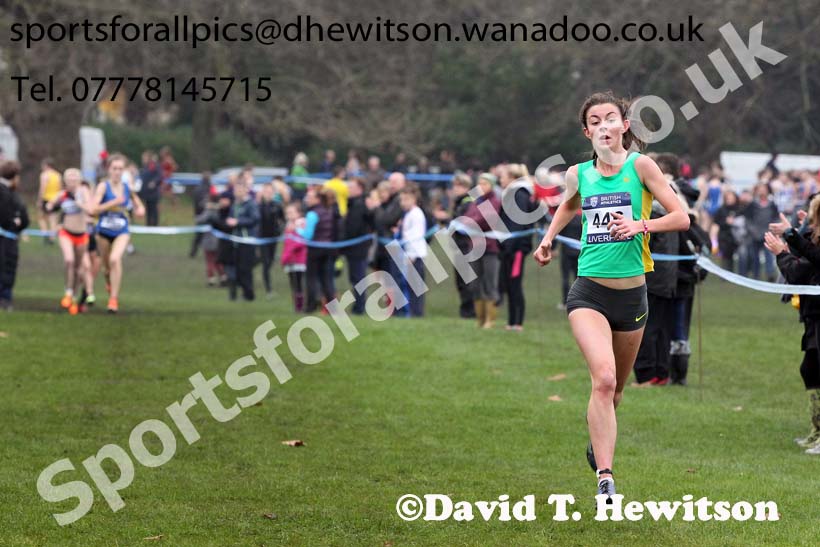 Women's under-17s and under-20s European Cross Country Trials, Sefton Park, Liverpool. Photo: David T. Hewitson/Sports for All Pics